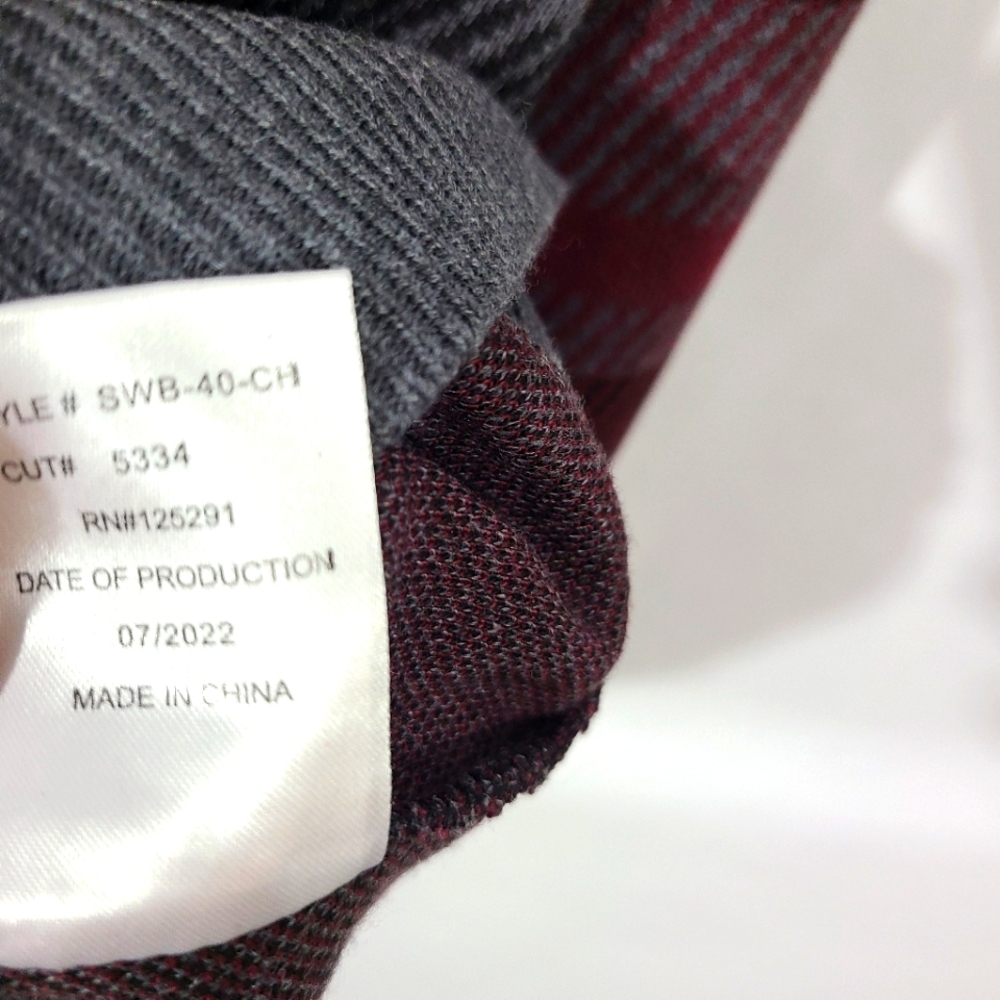 NWT Faze 1 Boy Childs Kids Sweater Size 6 Gray Red Black Top Dressy - Picture 6 of 6